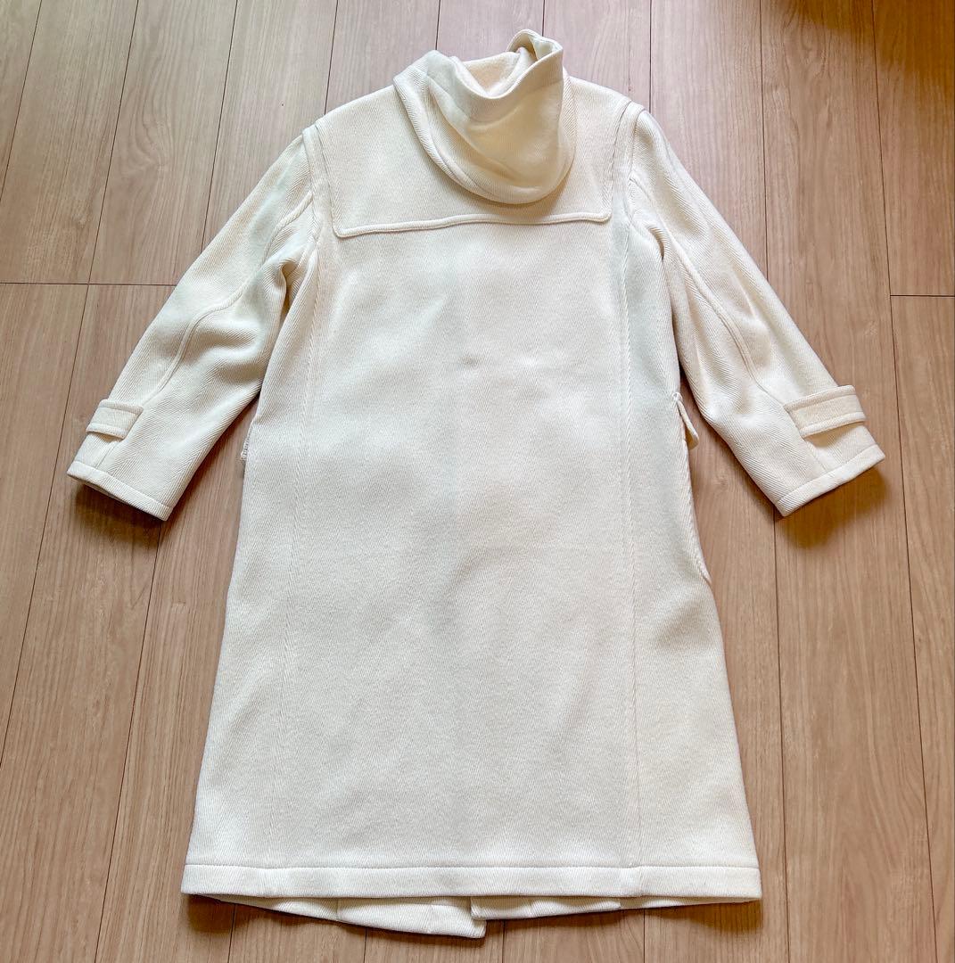 【美品】23区 ヘリンボーン ダッフルコート　アイボリー Mサイズ