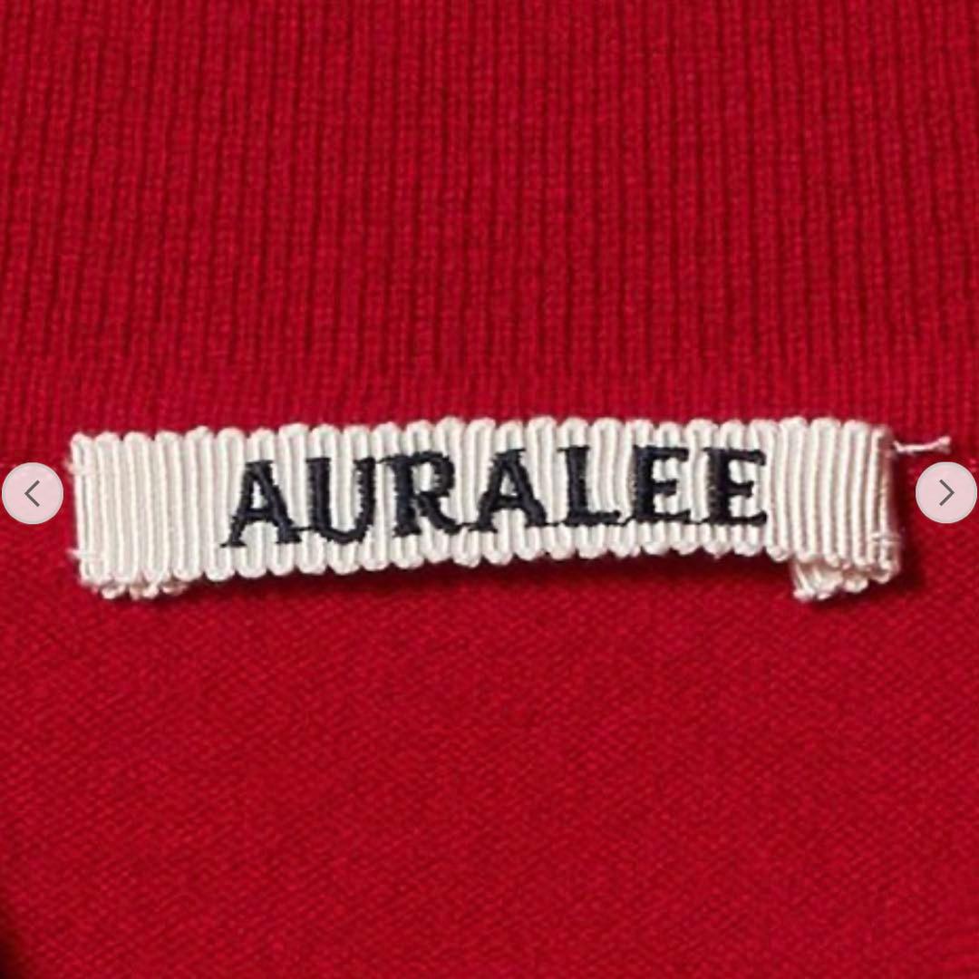 トップス <AURALEE >WOOL KNIT SHIRT CARDIGAN 4