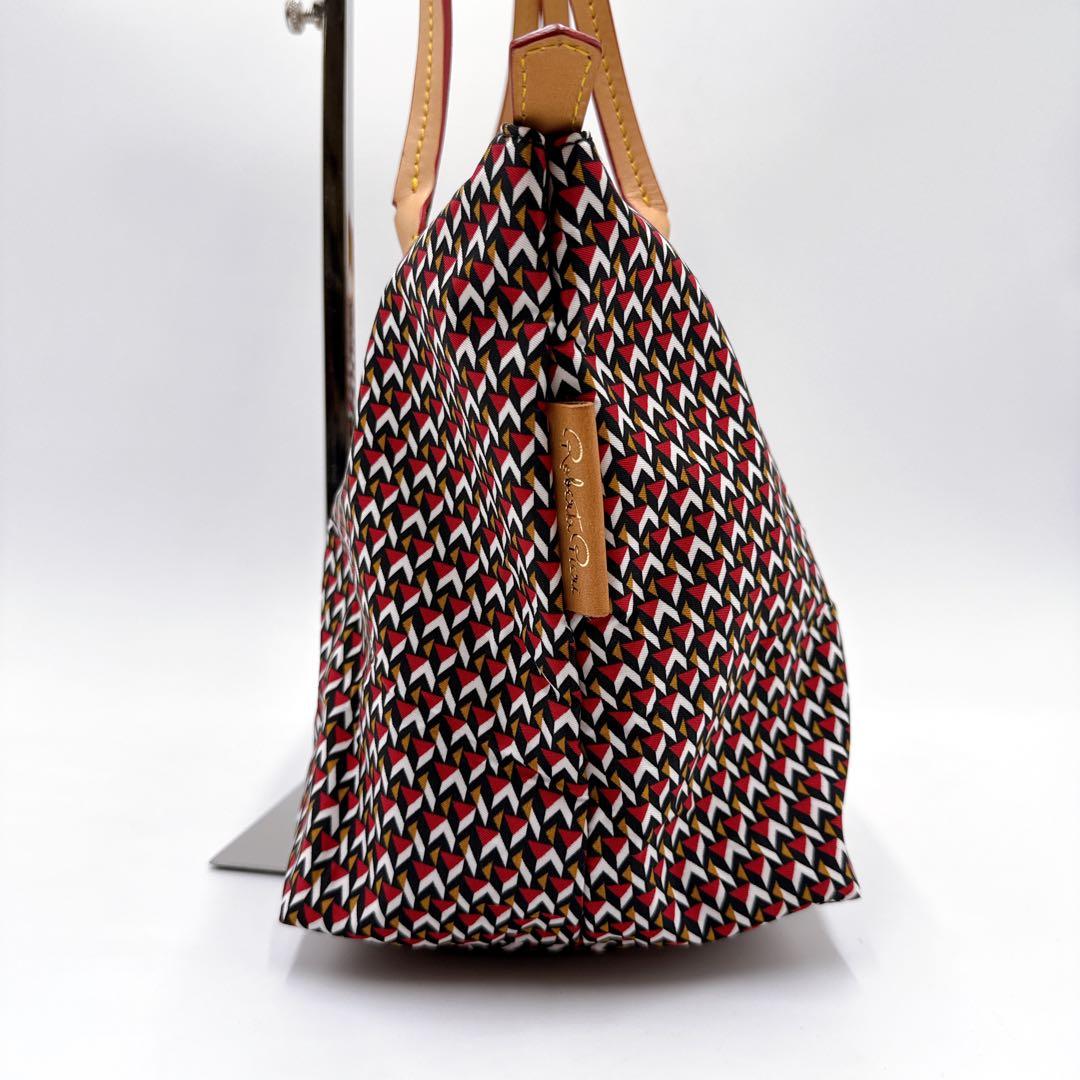 ロベルタピエリ TATAMI トートバッグ 人気 タタミ柄 レザー×ナイロン