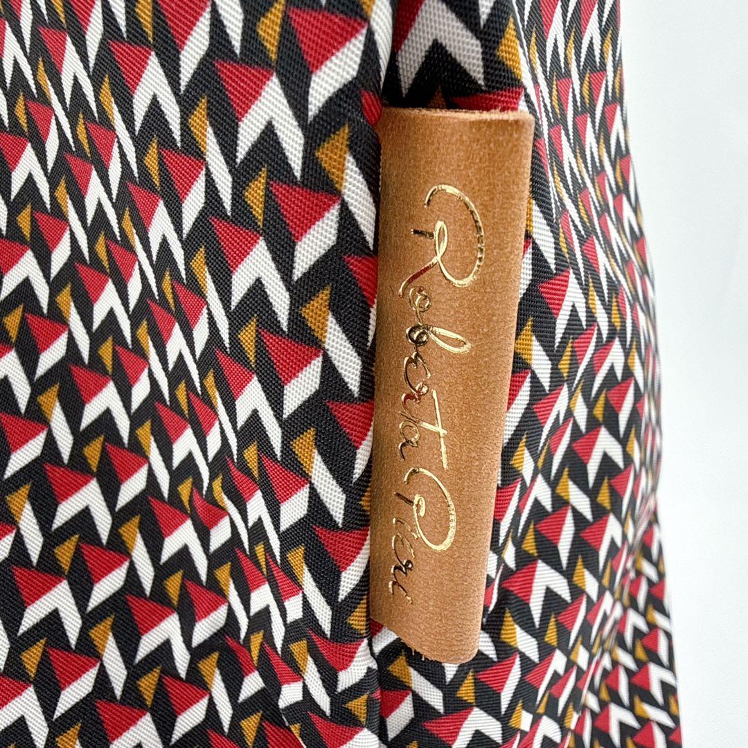 ロベルタピエリ TATAMI トートバッグ 人気 タタミ柄 レザー×ナイロン