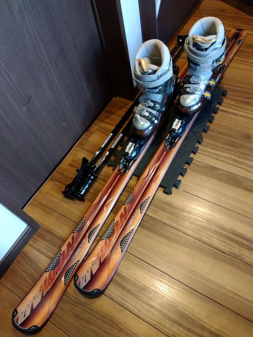 ハイブランド✨️ATOMIC/レディース用/スキーセット/メンテ・WAX済み✔