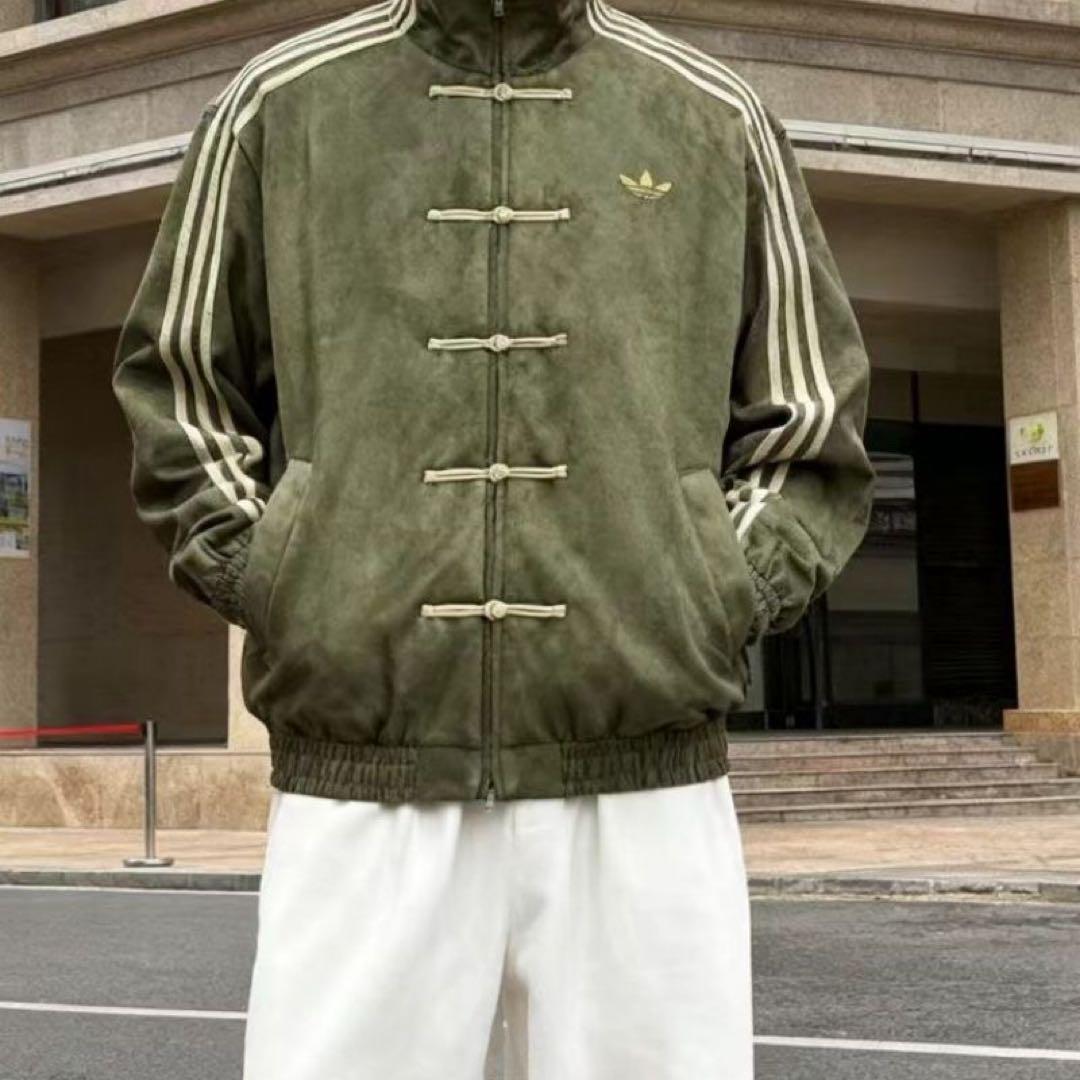 アディダス 中国限定 蛇年トラックジャケット緑　S サイズ