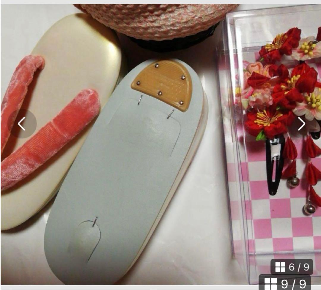 七五三　正絹着物セット　被布　総絞り　新品　未使用品　3歳　桃色　ピンク色