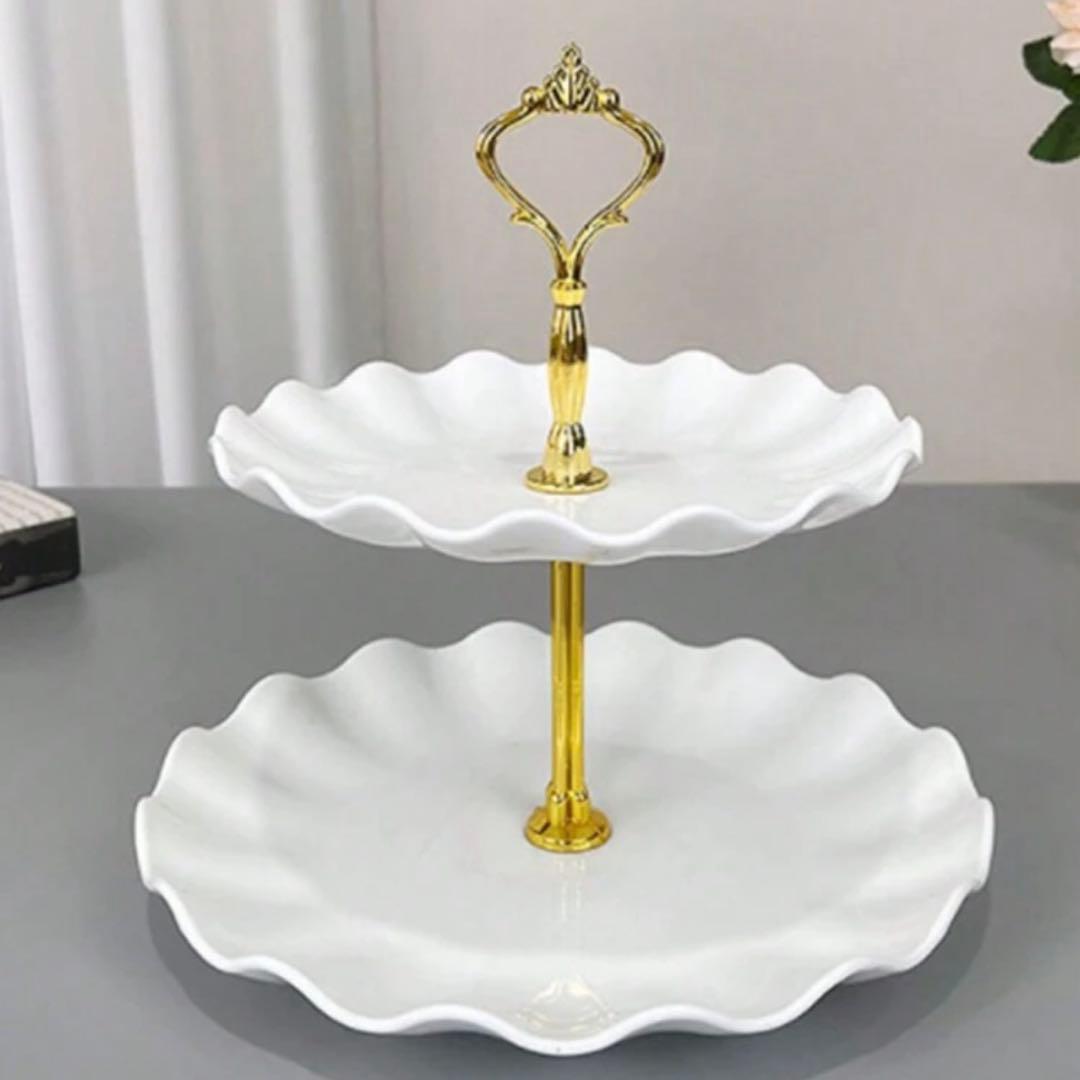 結婚式 ケーキスタンド 7セット アフタヌーンティー