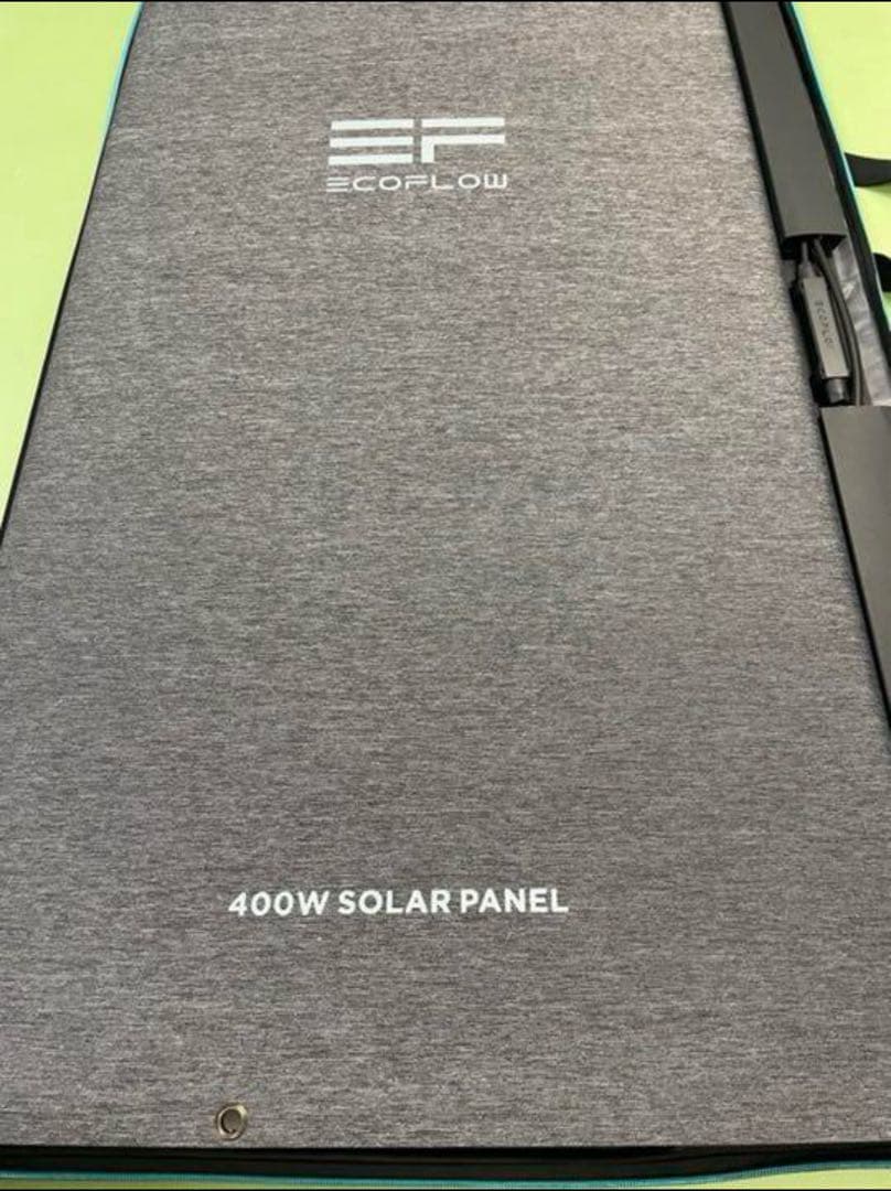 EcoFlow 400Wソーラーパネル　防災対策　折りたたみ式