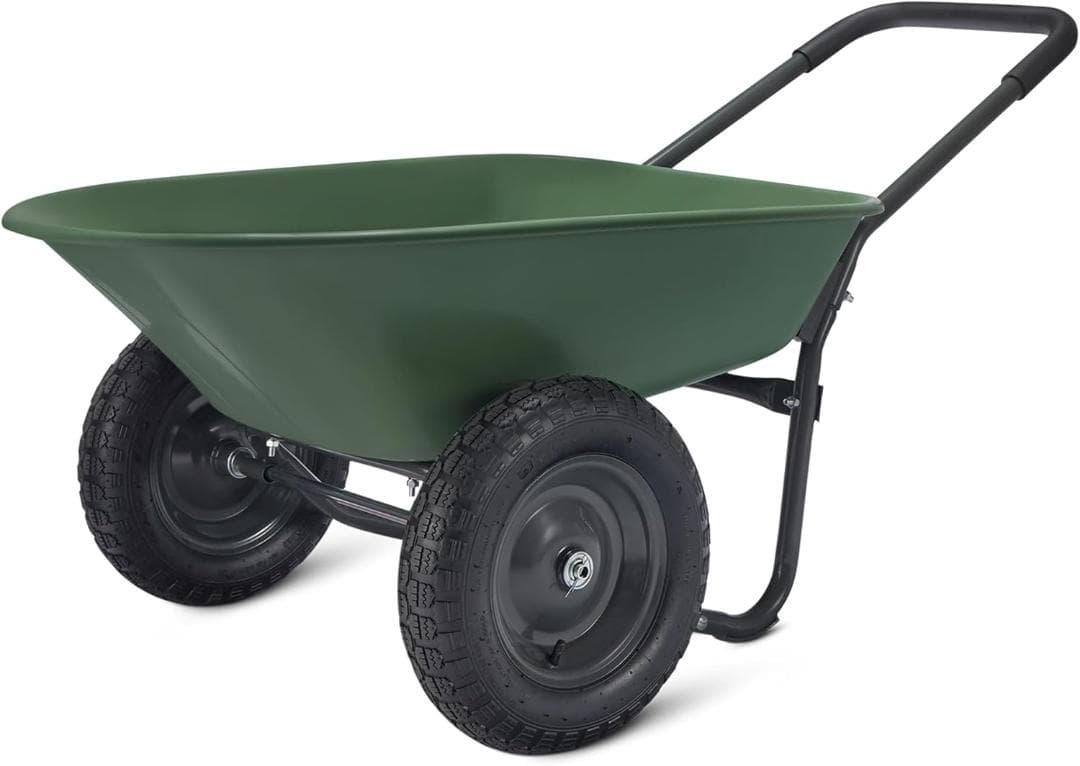 手押し車 二輪車 猫車 幅136.9 x 奥行68.1 x 高さ69.1 cm