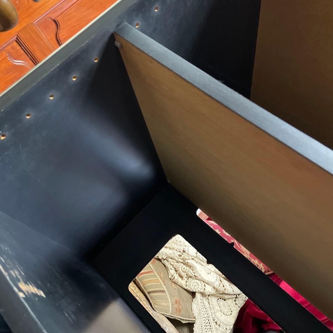 木製オーディオラック ガラス扉付き