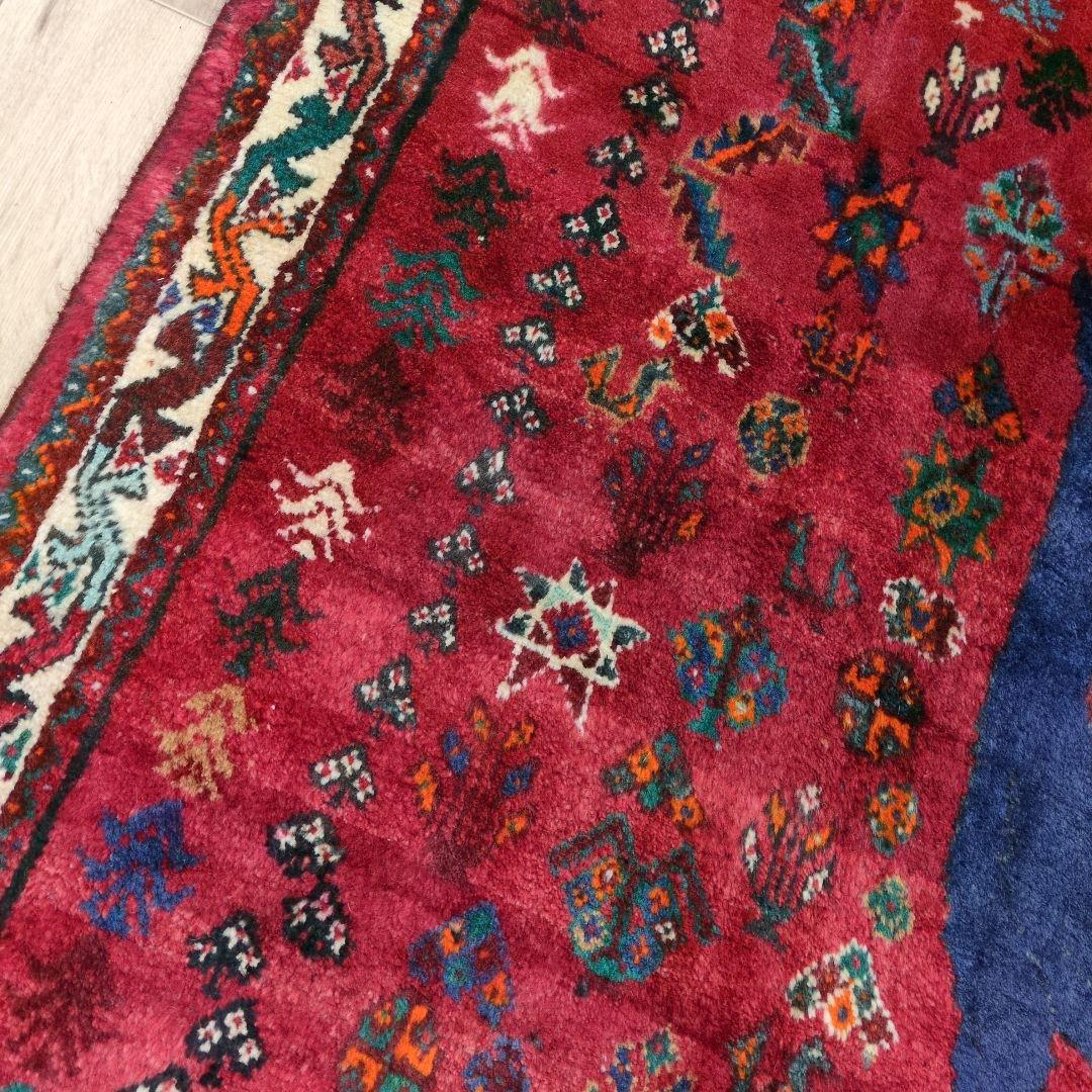 ペルシャ絨毯　シ－ラーズ産 225x145 クリーニング済 shiraz