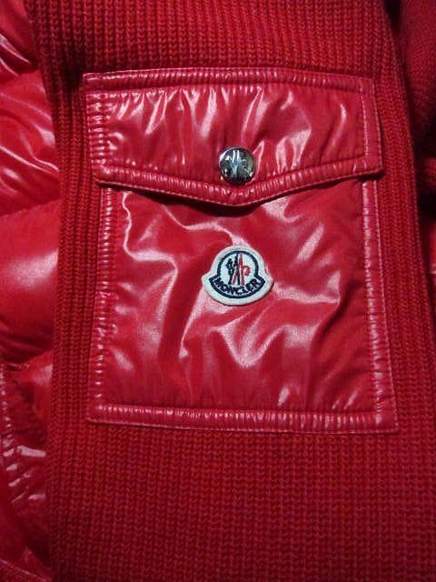 新春特価4日まで モンクレール ダウンジャケット ハイブリッドニット切替未使用級