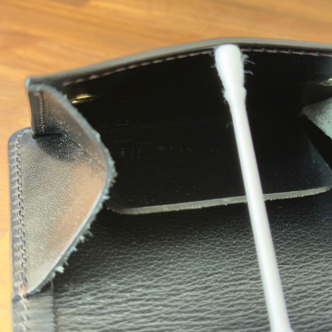 小物 WILDSWANS TONGUE SADDLE PULL UP Black