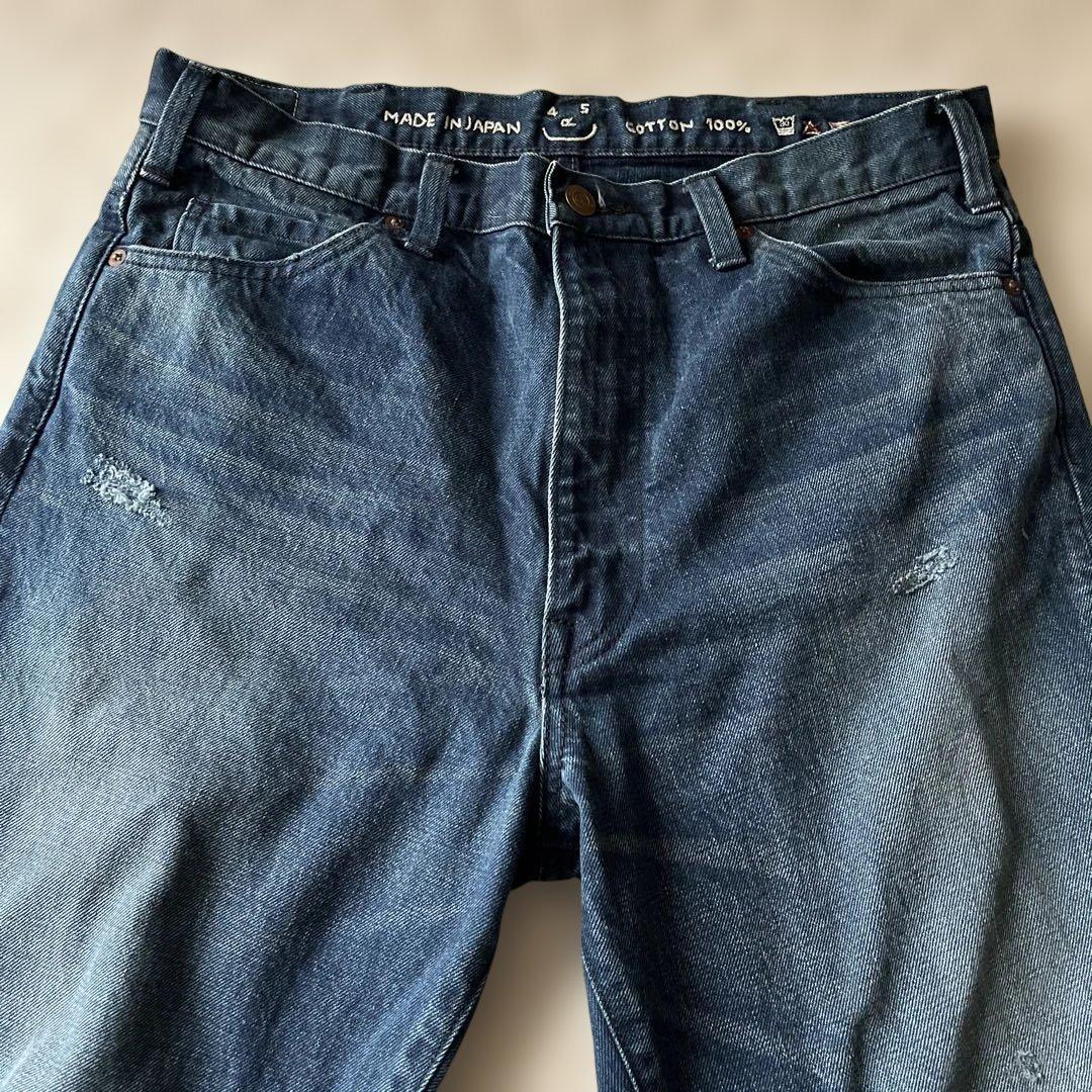 45Rおこめデニムの納戸納戸クロスビー5（清）　32インチ　最終価格