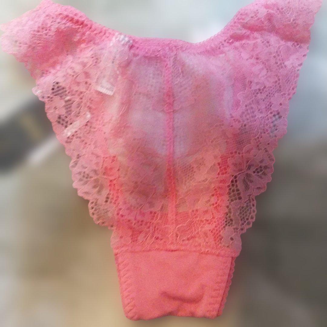 ピンク 刺繍入り ブラジャー