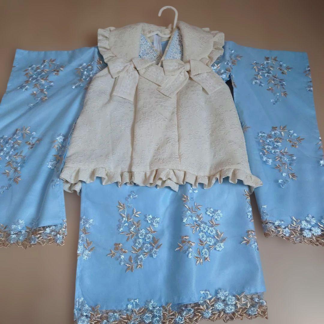 キャサリンコテージ　着物ワンピース　100cm　　 七五三