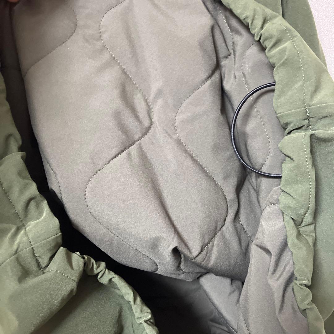 ラフロッグ　ストレッチプルオーバー （キルティング）M オリーブ