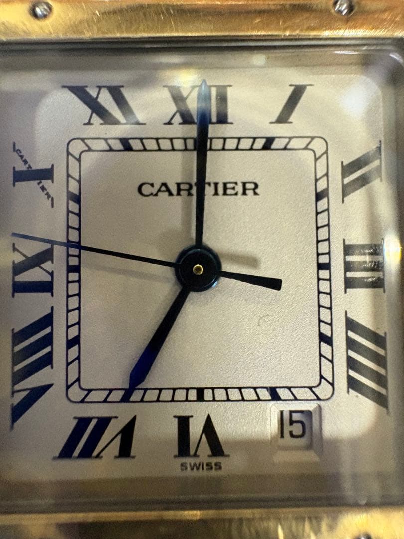 【美品】Cartier カルティエ パンテールMMデイト 1ロウ クォーツ