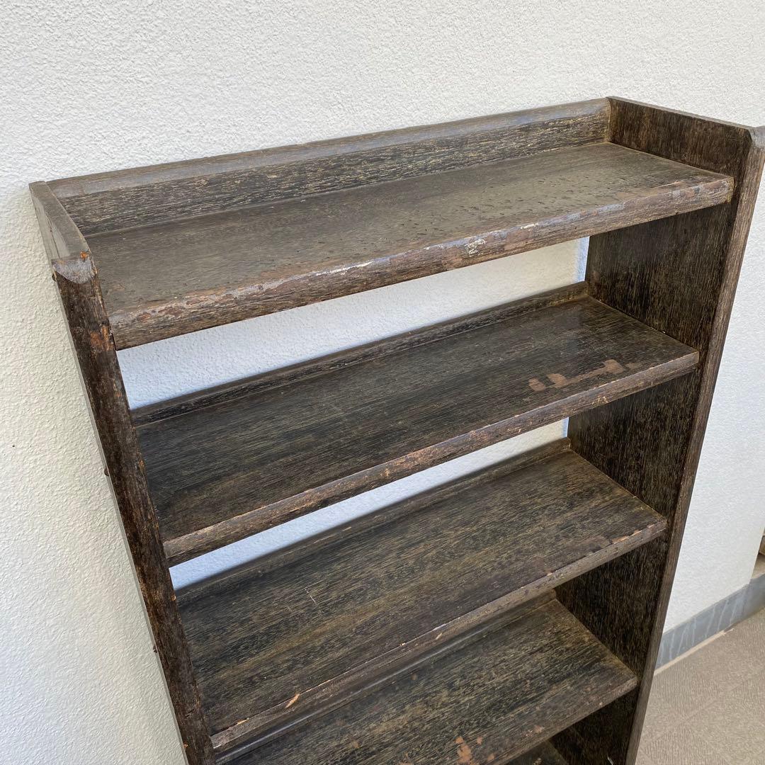 オープンシェルフ ブックシェルフ ヴィンテージ 古家具 W62.5cm