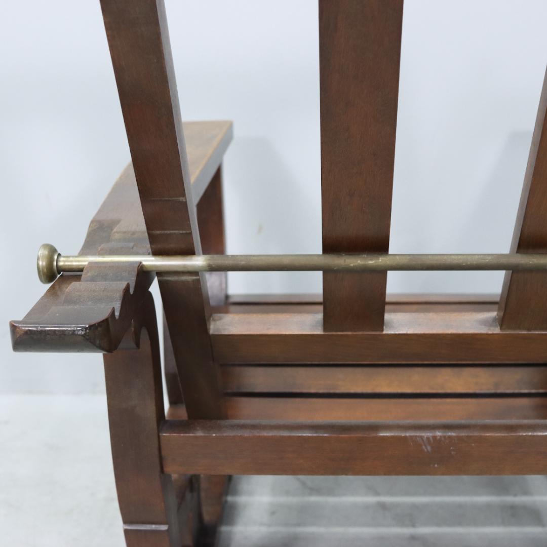 ヴィンテージ リクライニングチェア 木製 レトロ リラックスチェア