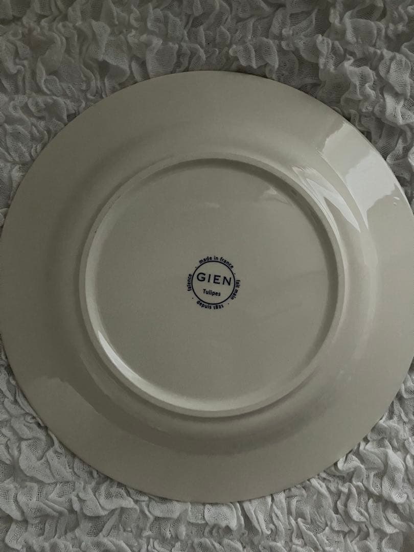 Gien チューリップ　ディナープレート2枚セット