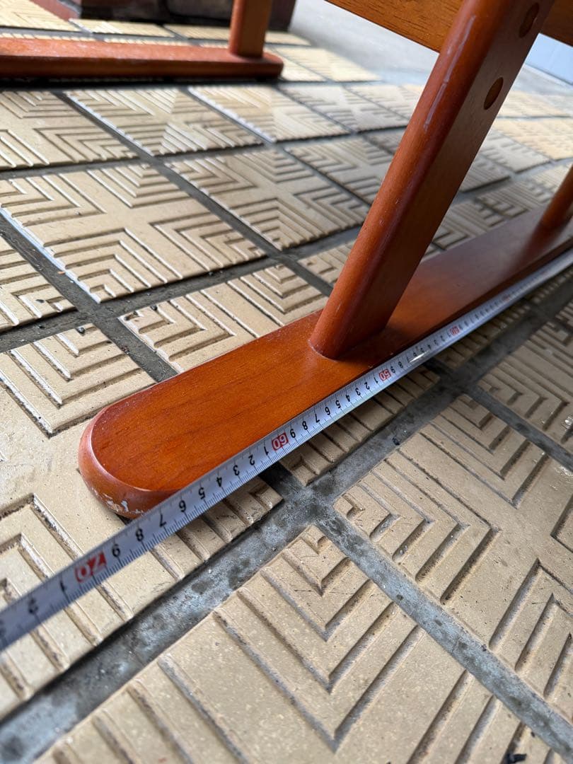 リクライニングチェア 木製フレーム ブラック