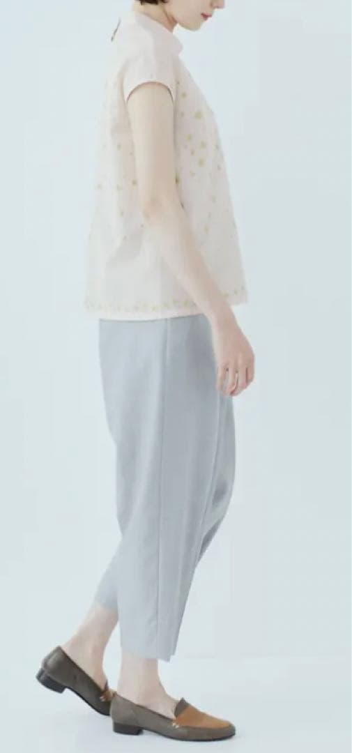 ミナペルホネン スターダートカラーブラウス　黒