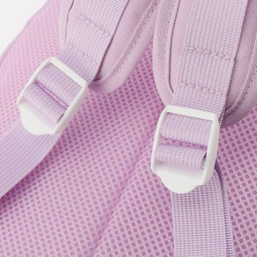 メゾピアノジュニア　【Cuugal掲載】クリアラメポーチつきリュック