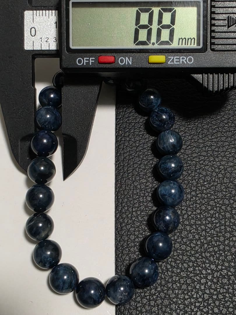 専用出品　8ミリ　ブルースギライトブレスレット