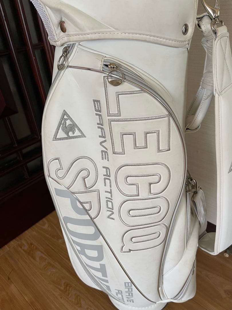 LE COQ SPORTIF キャディバッグ ホワイト