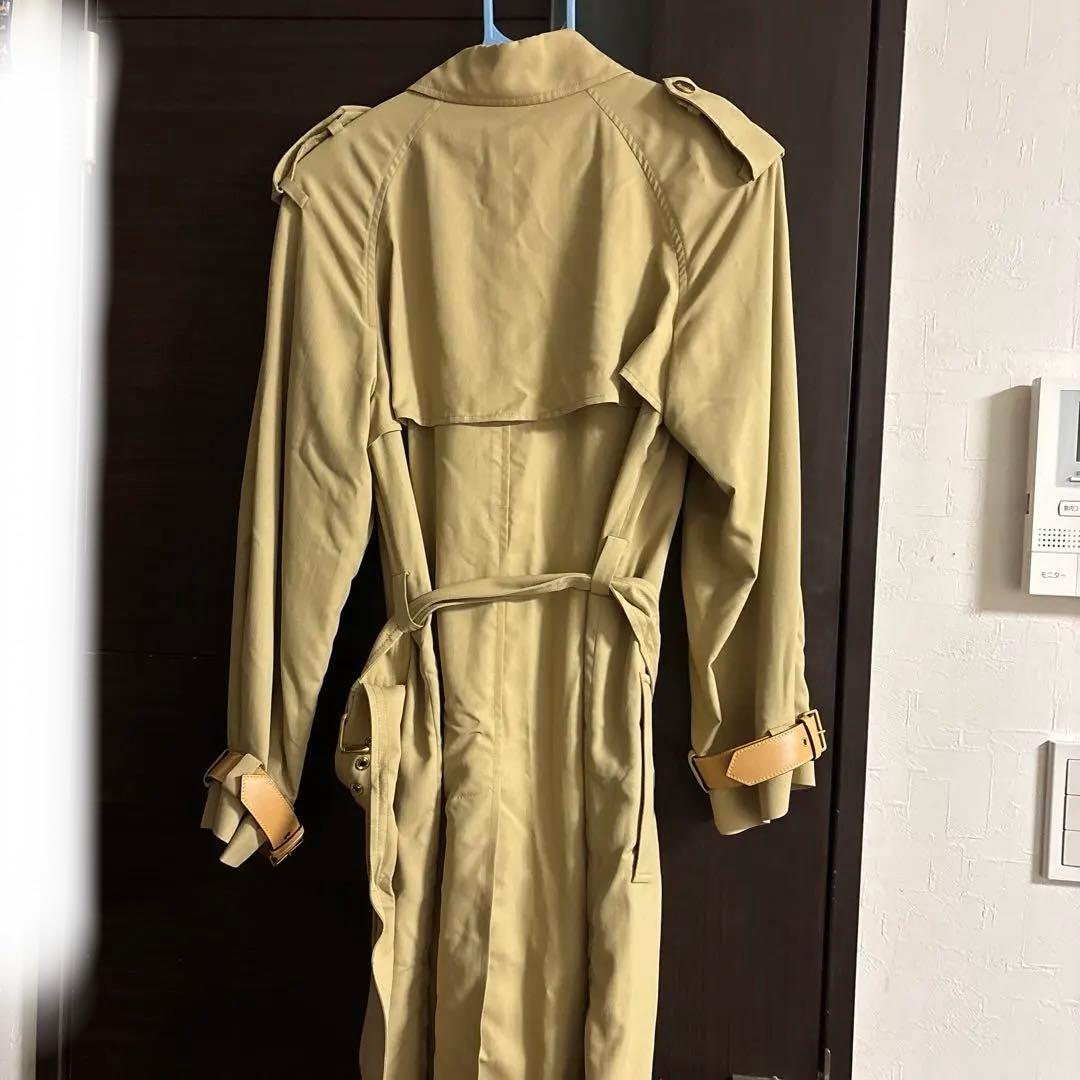 美品　ルイヴィトン　ベージュ トレンチコート ダブルブレスト　コート