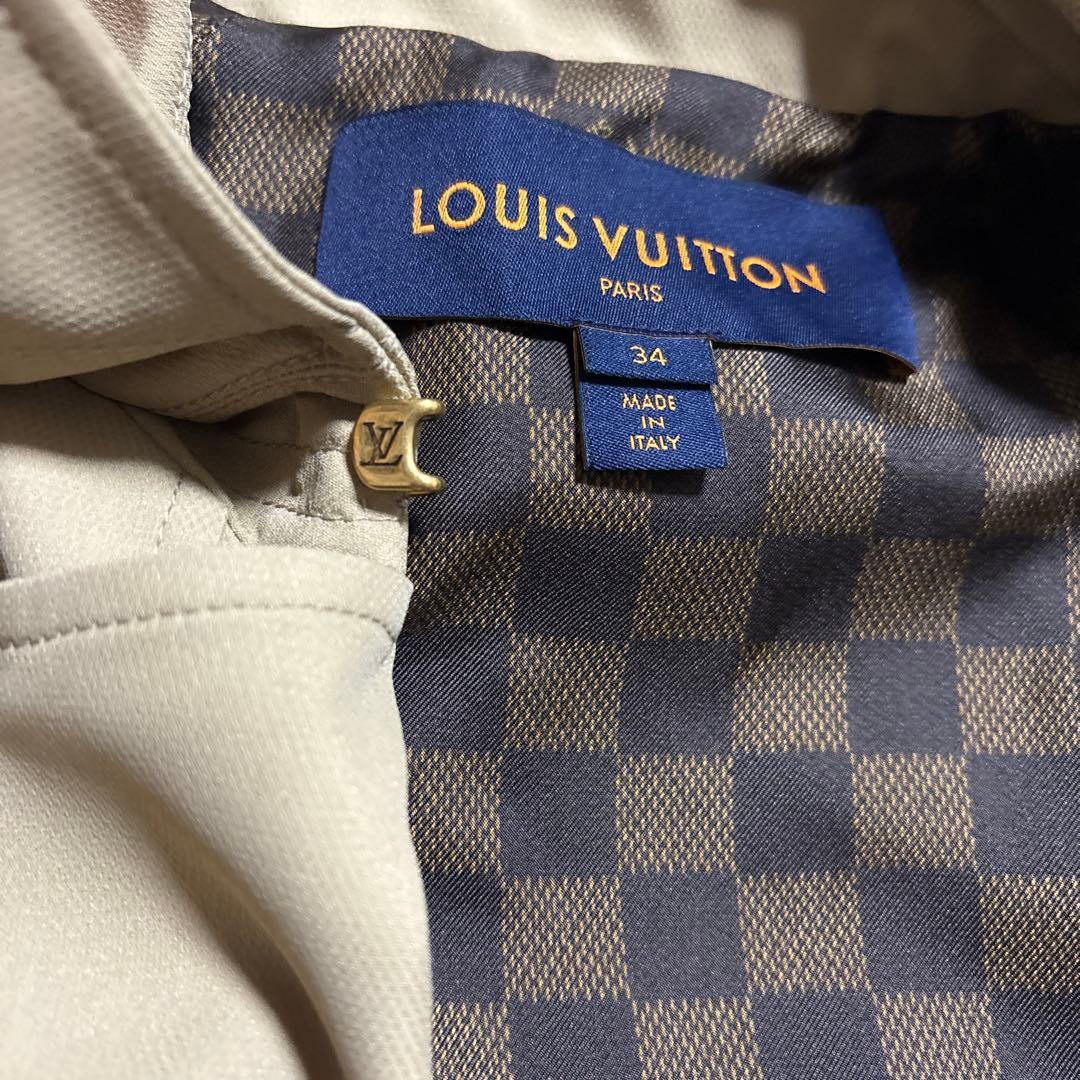 美品　ルイヴィトン　ベージュ トレンチコート ダブルブレスト　コート