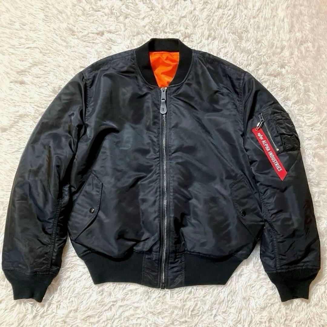 【良品／現行／XL】 アルファインダストリーズ　MA-1 2000-401