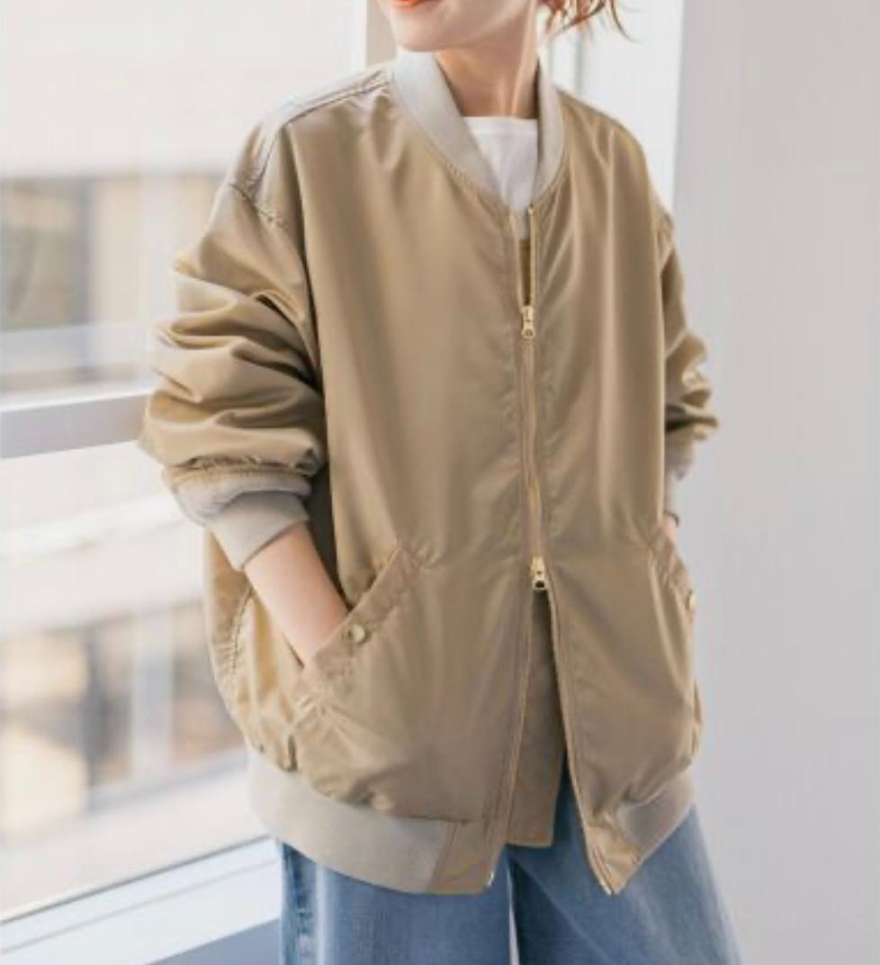 美品✨スピックアンドスパン　ミリタリーブルゾン　MA -1 ジャンパー