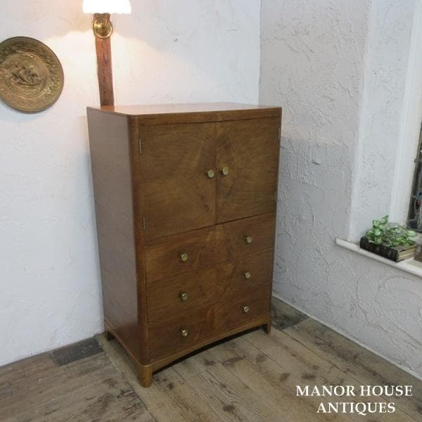 イギリス アンティーク 家具 トールボーイ チェスト タンス 収納 6978d