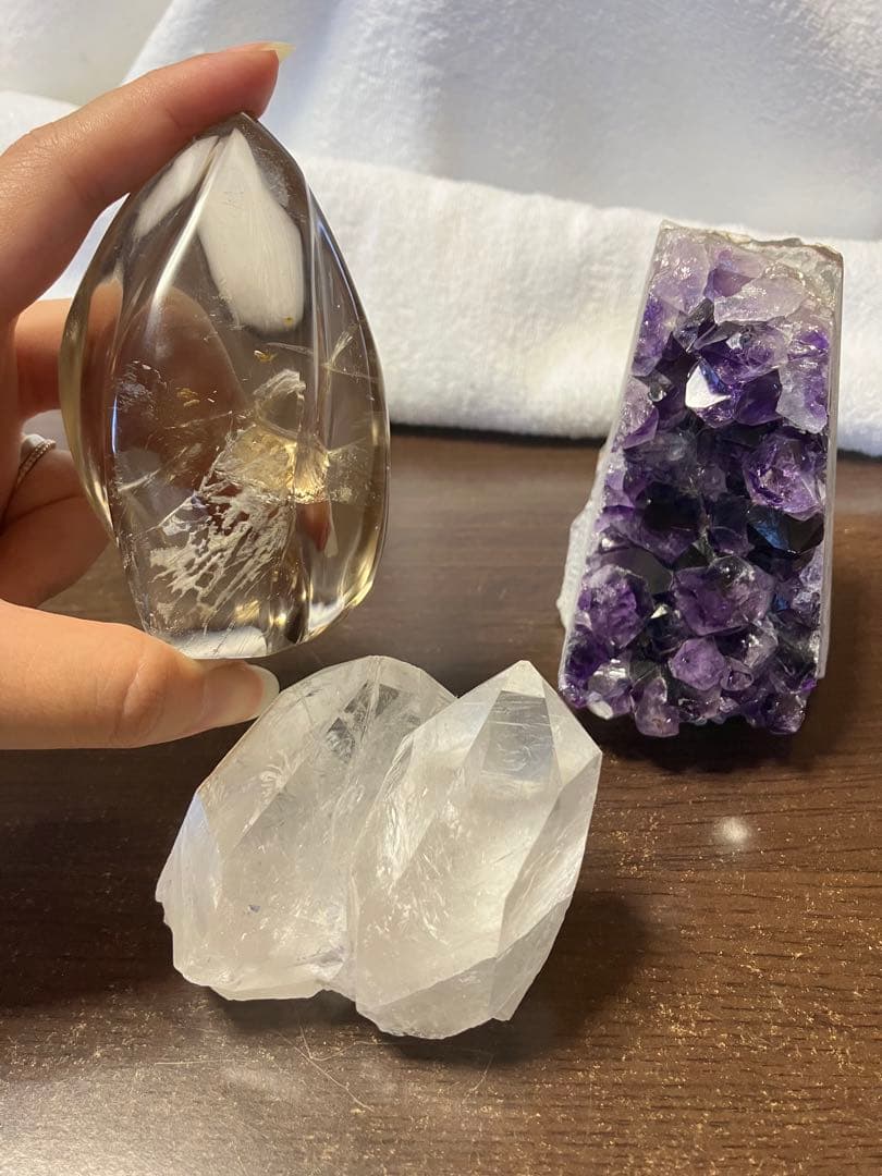 天然石　スモーキークォーツ　置物　鑑賞