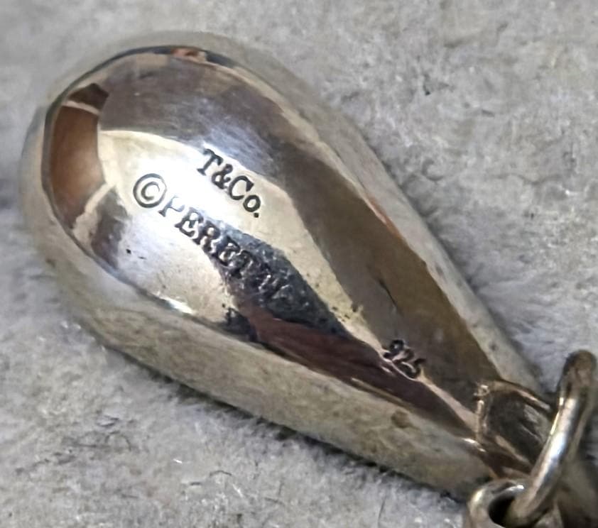 ティファニー　エルサペレッティ　ティアドロップ　SV925ピアス　43011