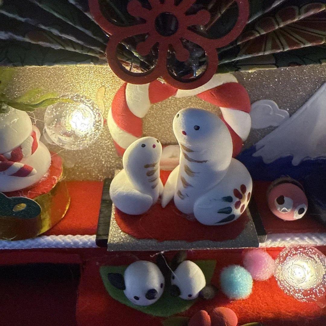 どんぐりアート♡2026年度お正月タペストリー風リース＆初春リース♡