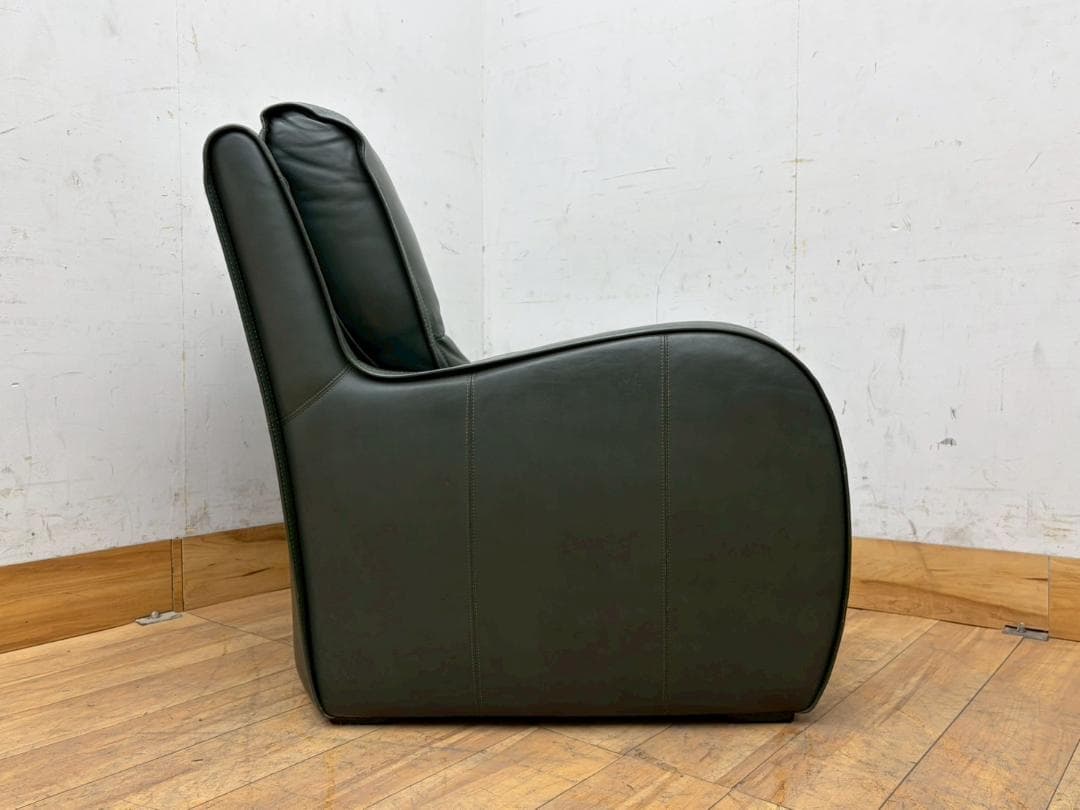 T8003☆ドマーニ☆domani☆エクセルライフ☆本革☆シングルソファ