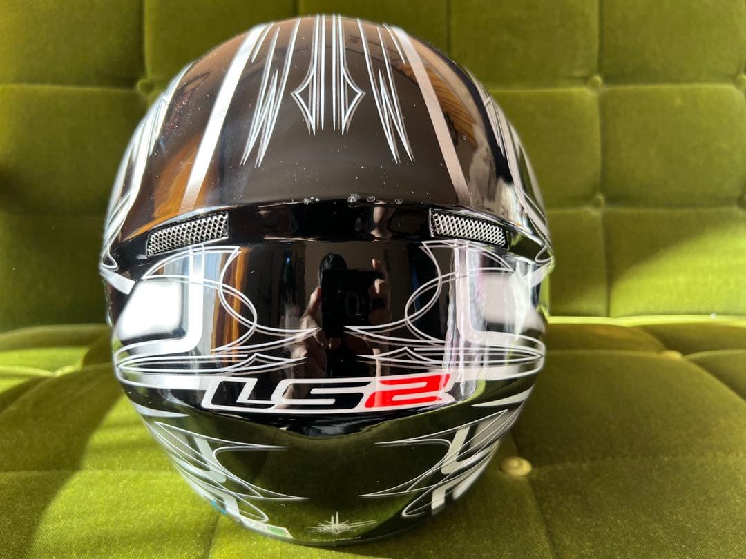 LS2 ヘルメット Lサイズ　MFJ公認モデルクリア＆ミラーシールド付き