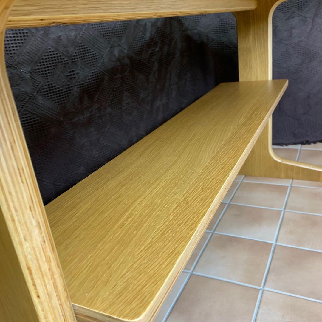 【美品】MUJI 無印良品 リビングでもダイニングでもつかえるテーブル2 オーク