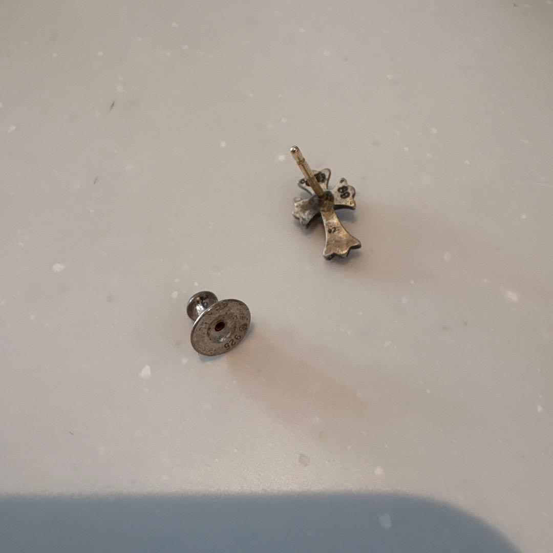 クロムハーツ CHクロスベビーファットスタッドピアス