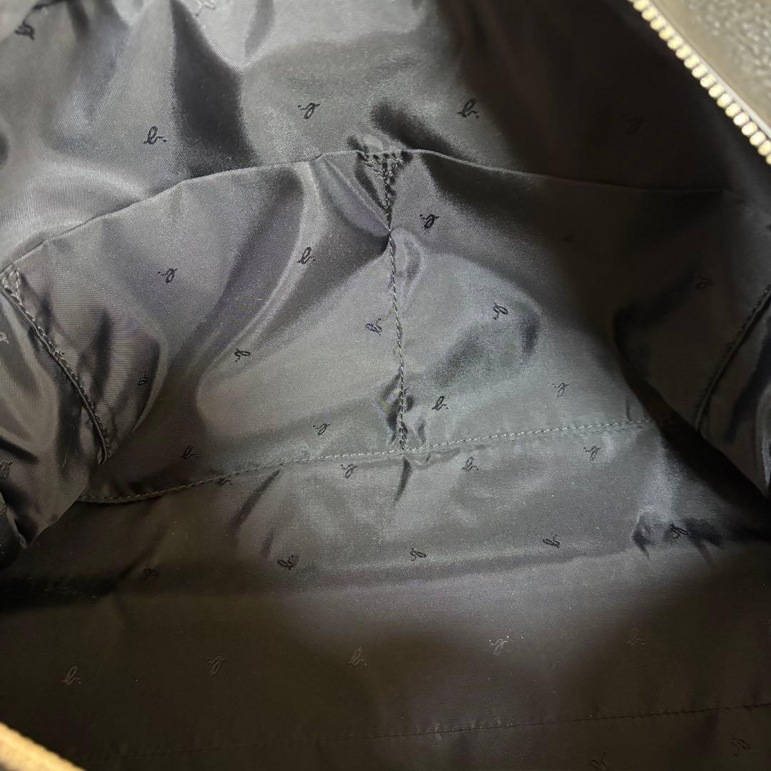 ✨人気✨ アニエスベー　ボストンバッグ レザー ブラック