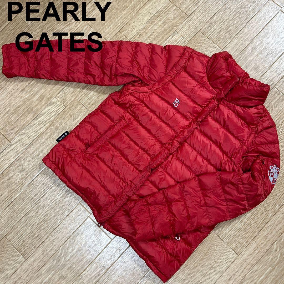 パーリーゲイツ ダウンジャケット 袖着脱可能 レディース【サイズ1（M）】