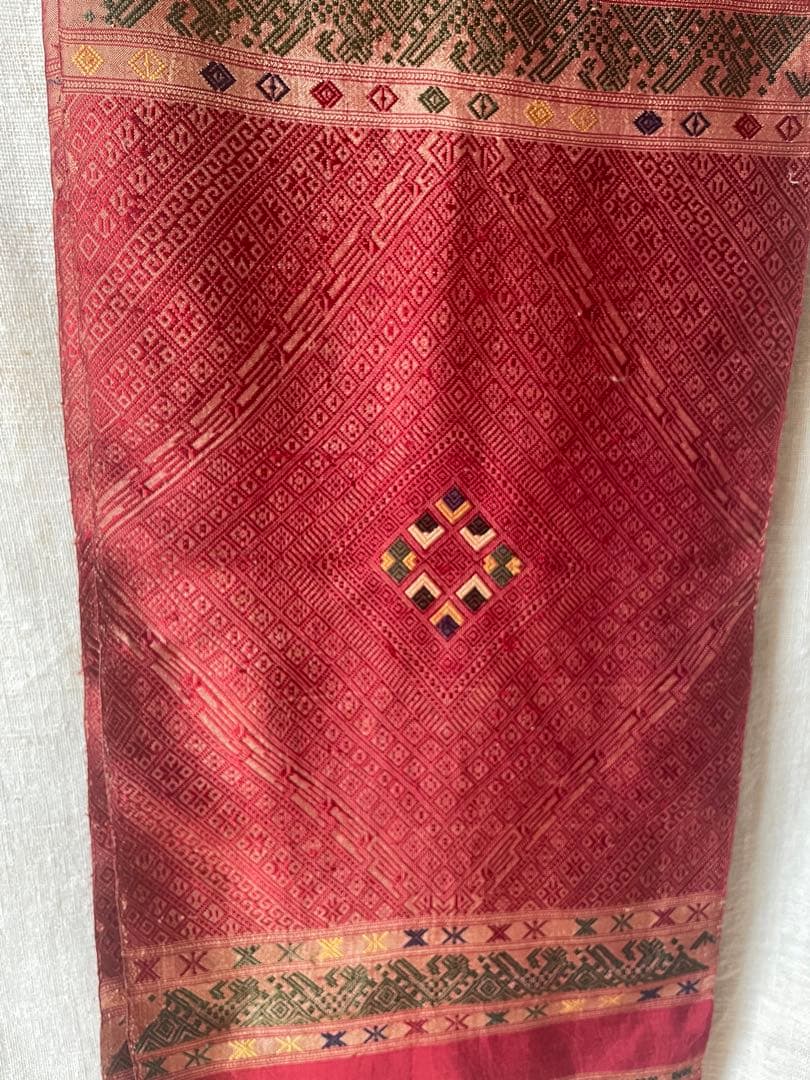 アンティークタイシルク　手織