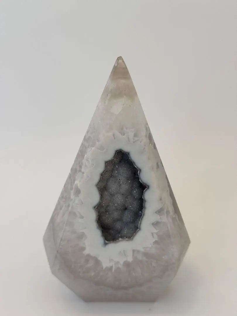 瑪瑙　ドゥルージー　ジオード　置物