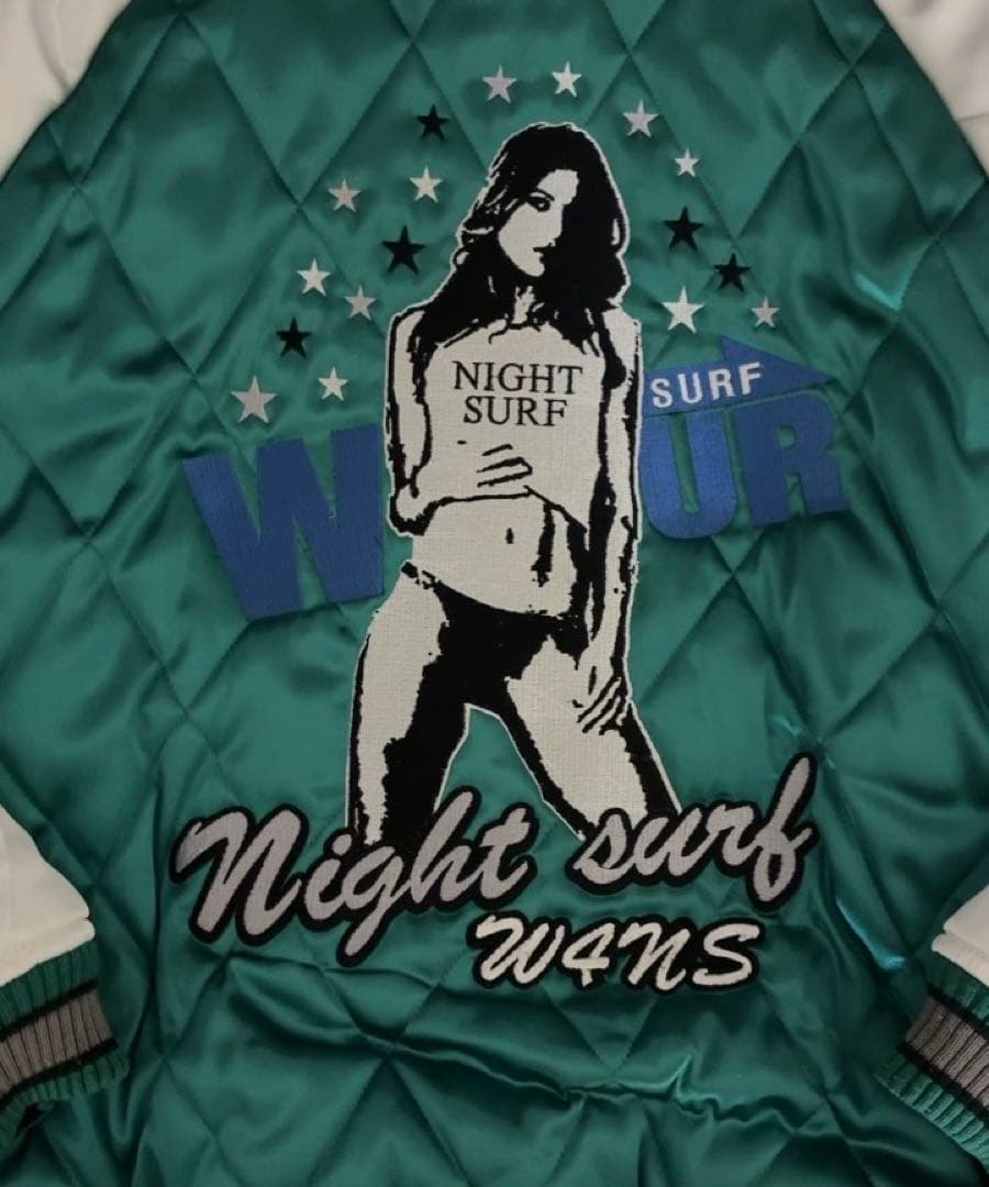 Wfour ベロアリバーシブルスカジャン　Mサイズ