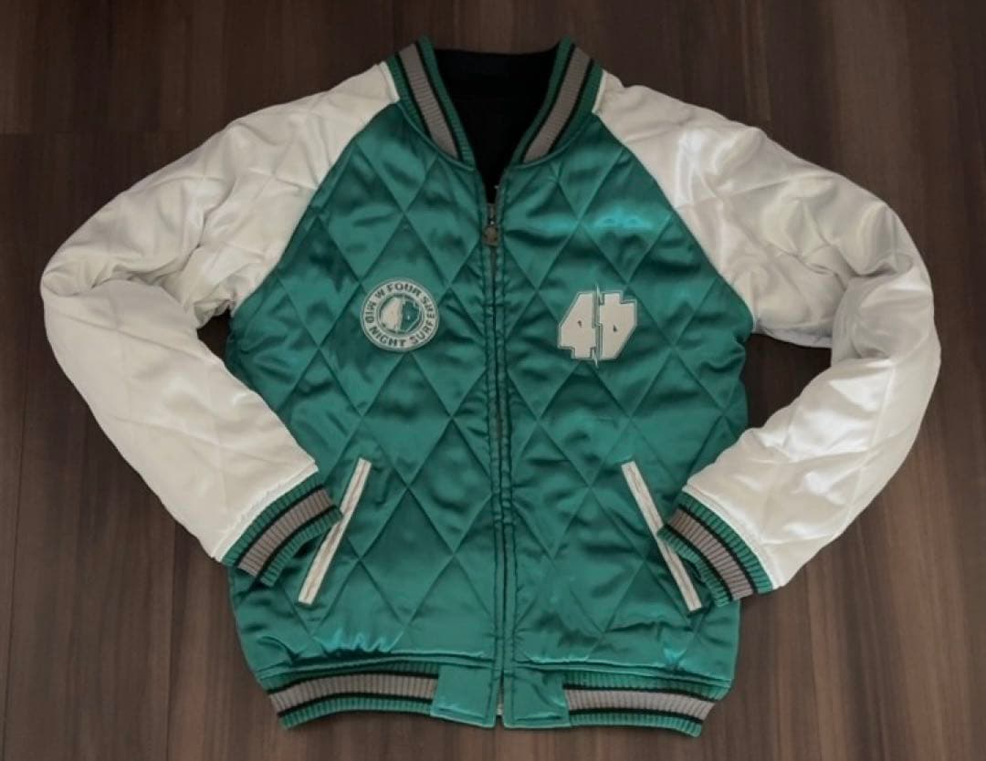 Wfour ベロアリバーシブルスカジャン　Mサイズ