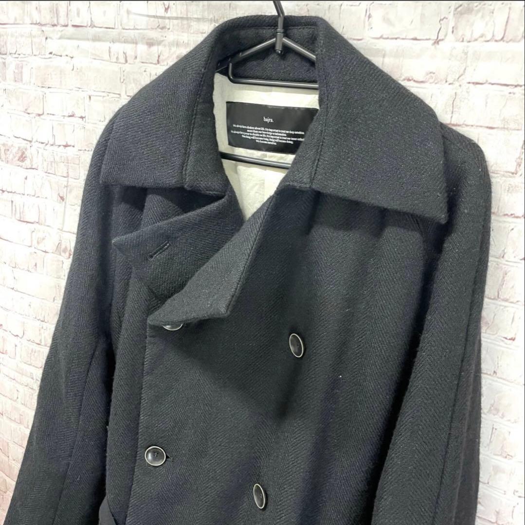 bajra バジュラ マキシ丈コート ダブル ロングコート archive