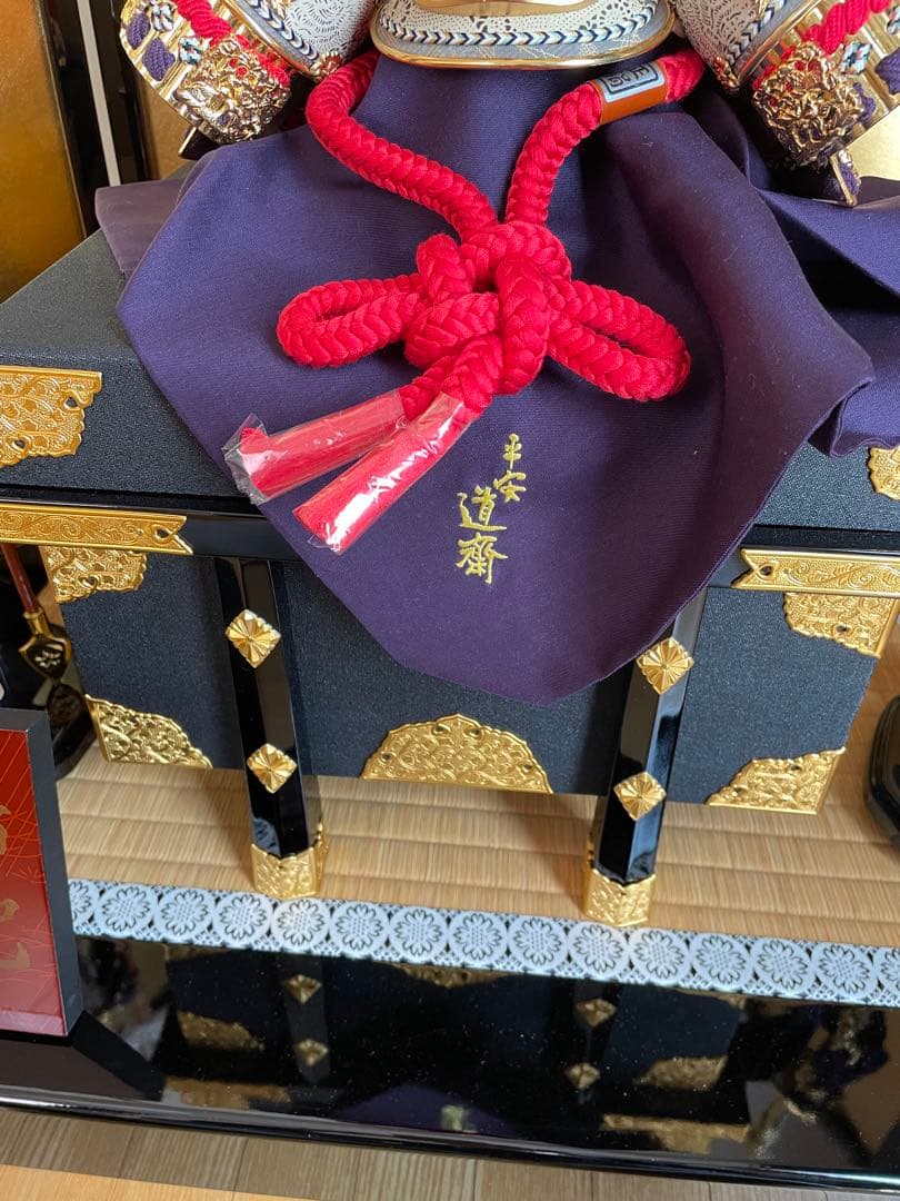 【美品】平安道斎　兜飾り一式