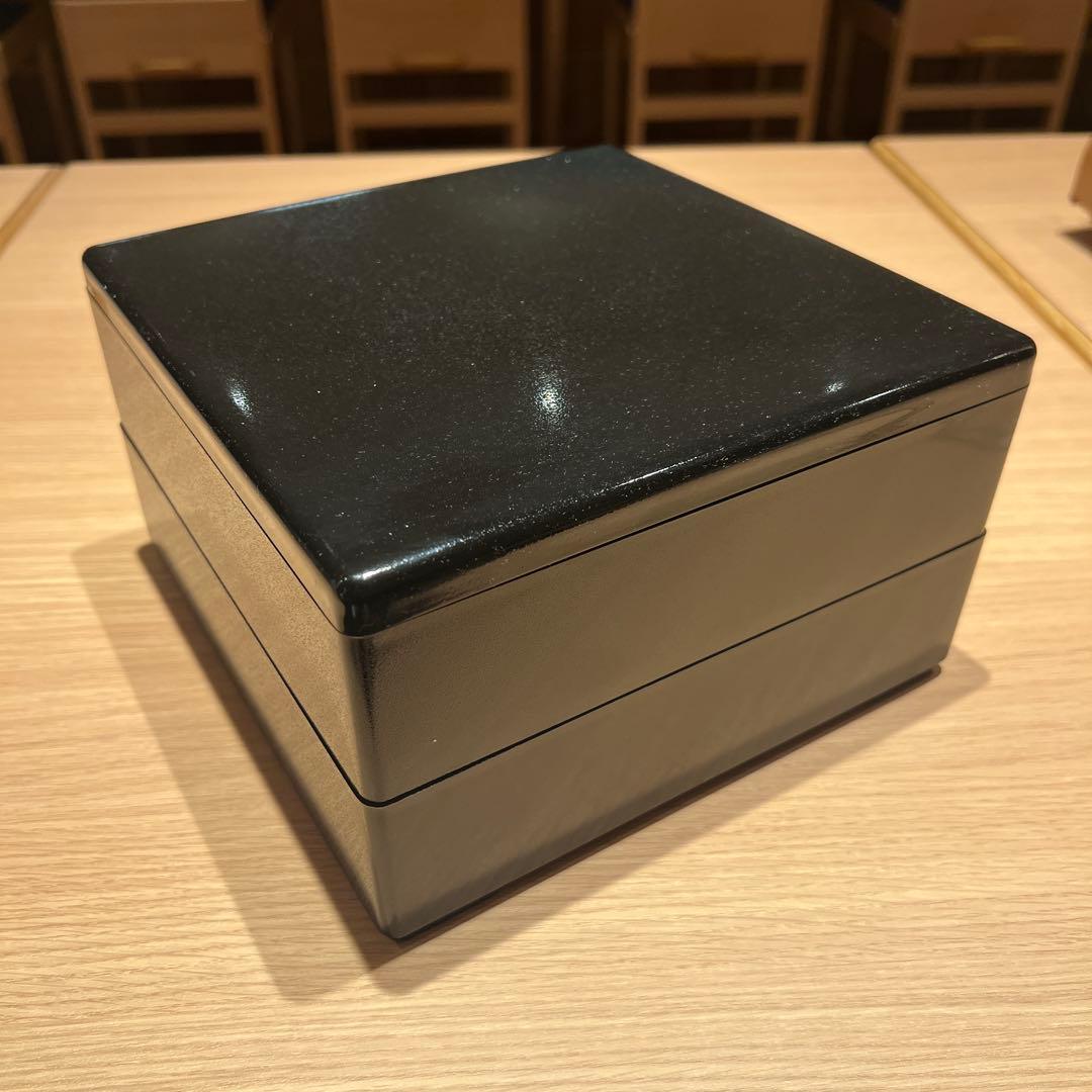 黒い重箱 四角形 プラスチック製