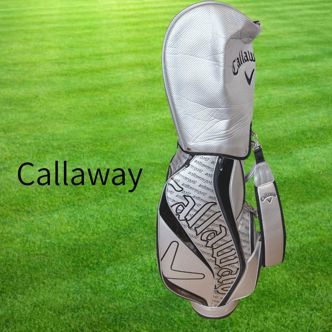 K415 美品！Callaway キャディバッグ シルバー