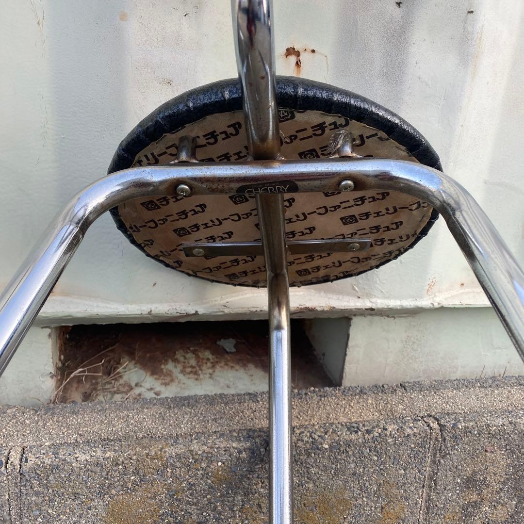 バースツール 2脚セット ブラック